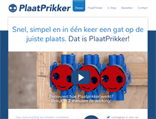 Tablet Screenshot of plaatprikker.com
